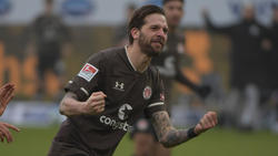 Guido Burgstaller traf einmal mehr für den FC St. Pauli