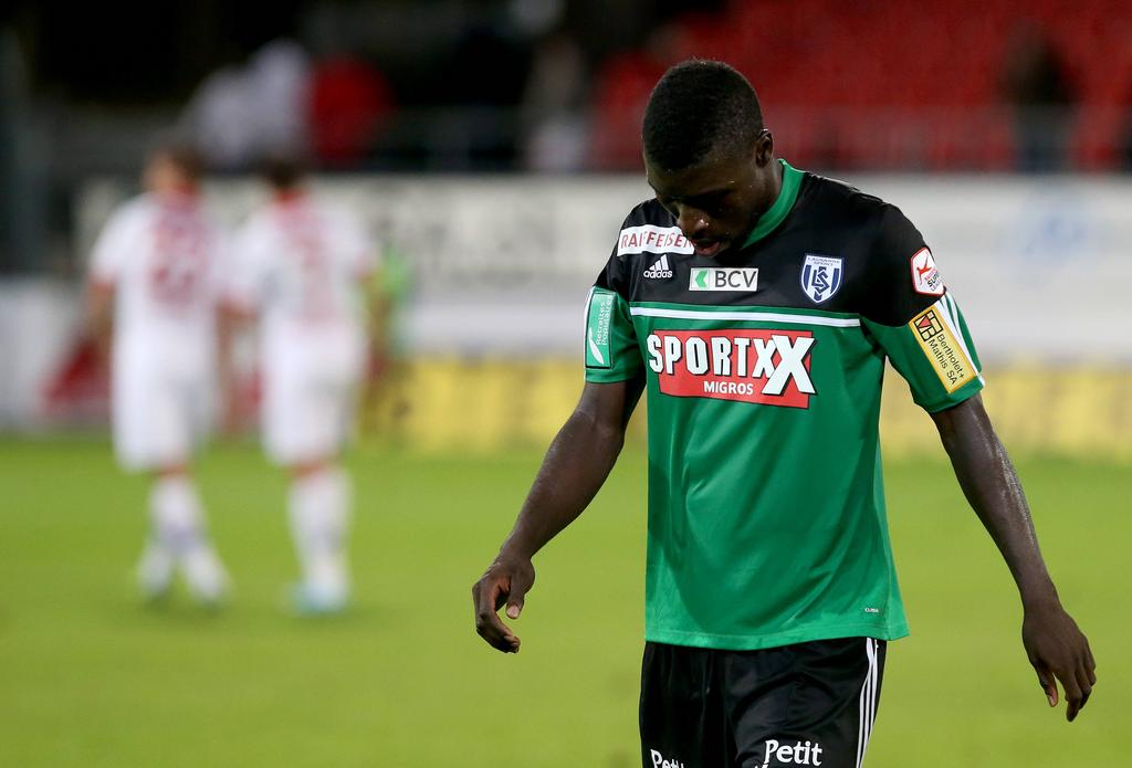 Zuletzt hat Lausanne in Sion mit 1:2 verloren, was auch Matar Coly zur Kenntnis nehmen musste Zuletzt hat Lausanne in Sion mit 1:2 verloren, was auch Matar Coly zur Kenntnis nehmen musste
