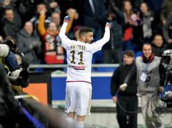El Lyon abrió el marcador por medio de Rachid Ghezza.  (Foto: Imago)