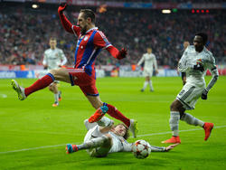 Spaziergang im letzten Gruppenspiel: Franck Ribéry und der FC Bayern