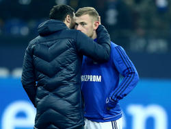 Domenico Tedesco (l.) setzt nicht mehr auf Max Meyer