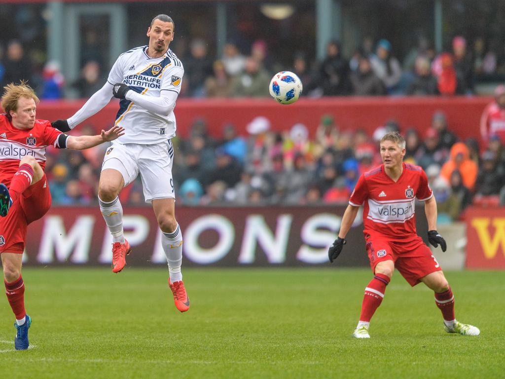 Zlatan Ibrahimovic erzielte das entscheidende Tor im Spiel gegen Chicago