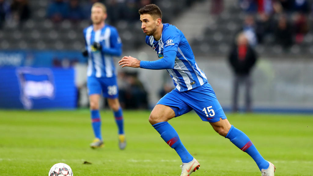 Fühlt sich wohl bei der Hertha: Marko Grujic Fühlt sich wohl bei der Hertha: Marko Grujic