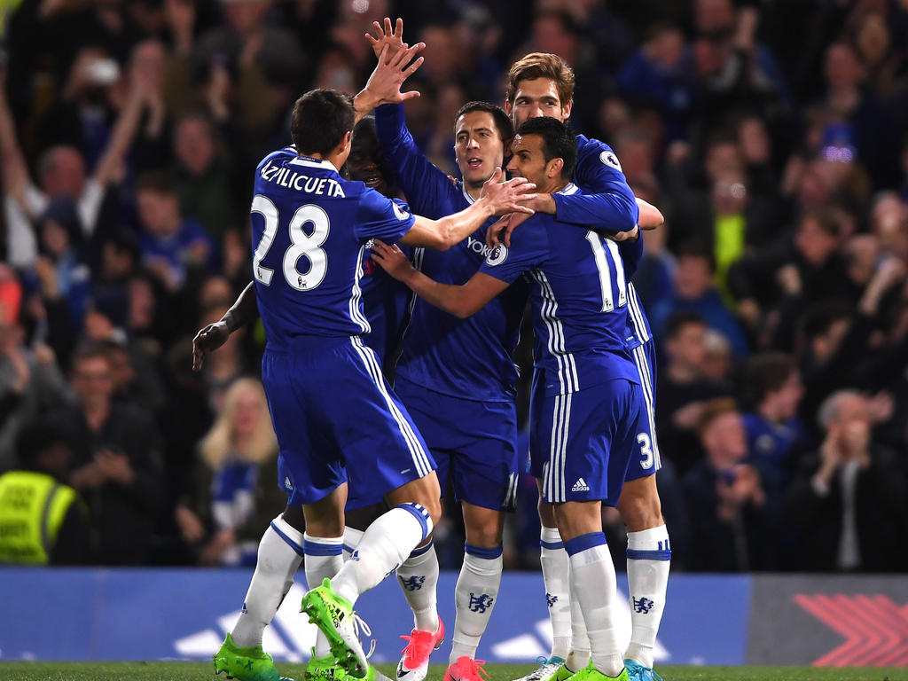 Chelsea bejubelt den Heimsieg gegen Manchester City