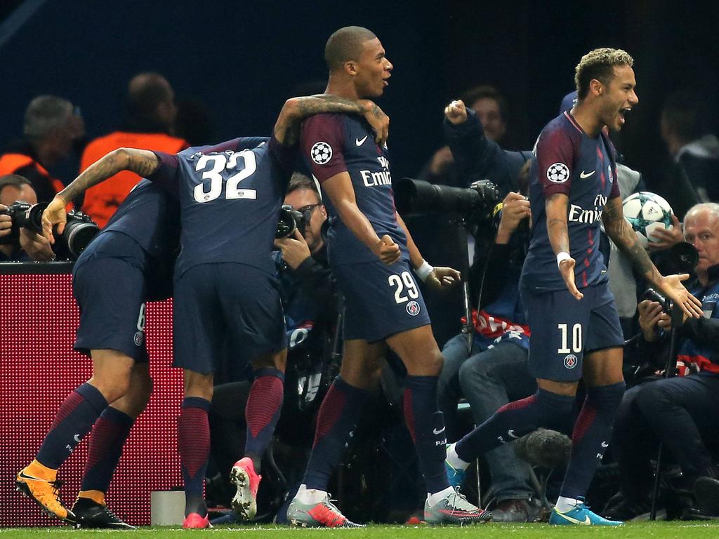 Jubel der Superstars: Paris Saint-Germain ließ den Bayern am Mittwoch keine Chance
