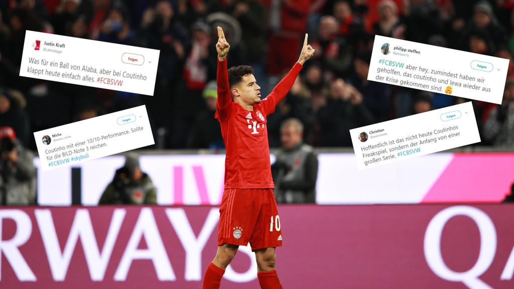 Philippe Coutinho schoss den FC Bayern zu einem Kantersieg gegen Werder Bremen Philippe Coutinho schoss den FC Bayern zu einem Kantersieg gegen Werder Bremen
