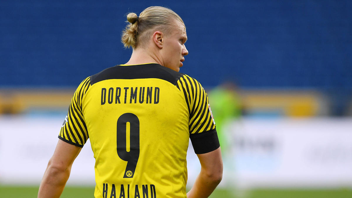 Saison Erling Haaland BVB Heimtrikot Herren Borussia Dortmund Fußball Weste 