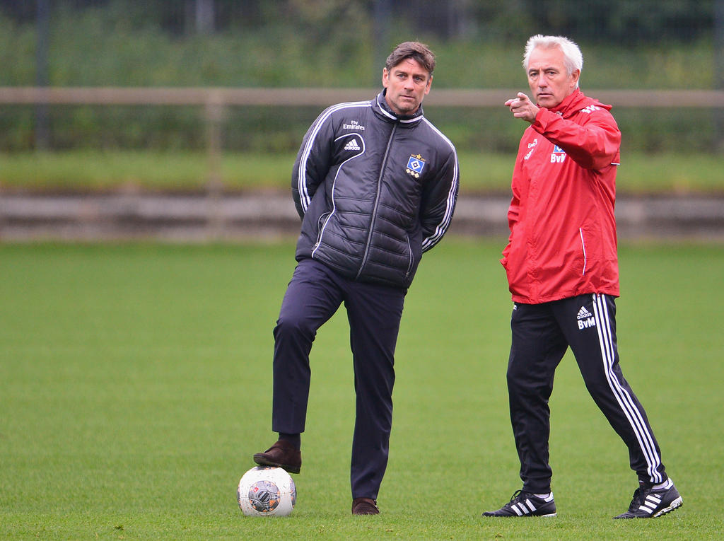 Oliver Kreuzer (l.) erwartet von Trainer Bert van Marwijk eine härtere Gangart Oliver Kreuzer (l.) erwartet von Trainer Bert van Marwijk eine härtere Gangart