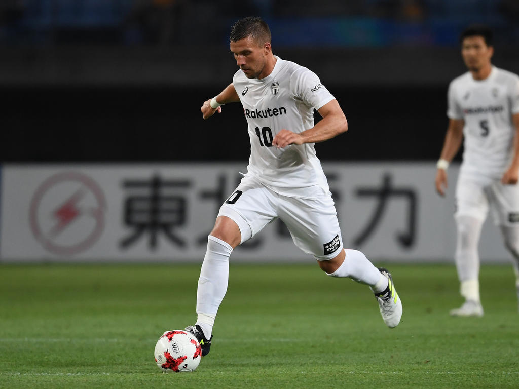 Lukas Podolski freut sich auf einen neuen Weltstar bei Kobe