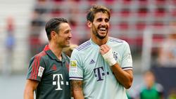 Javi Martínez (r.) lobt seinen neuen Trainer Niko Kovac für das gute Training