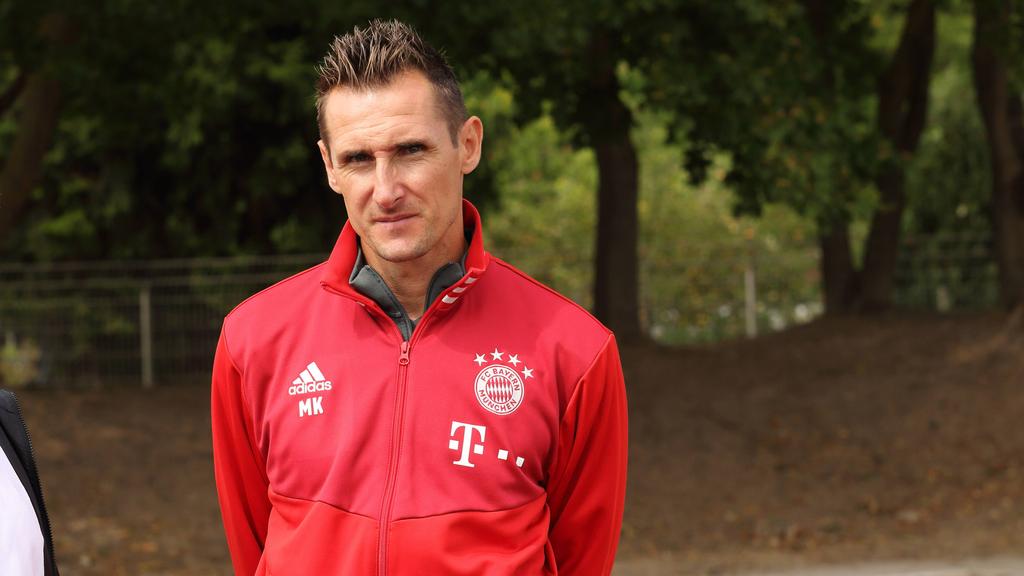 Miroslav Klose betreut die U17 des FC Bayern München als Trainer
