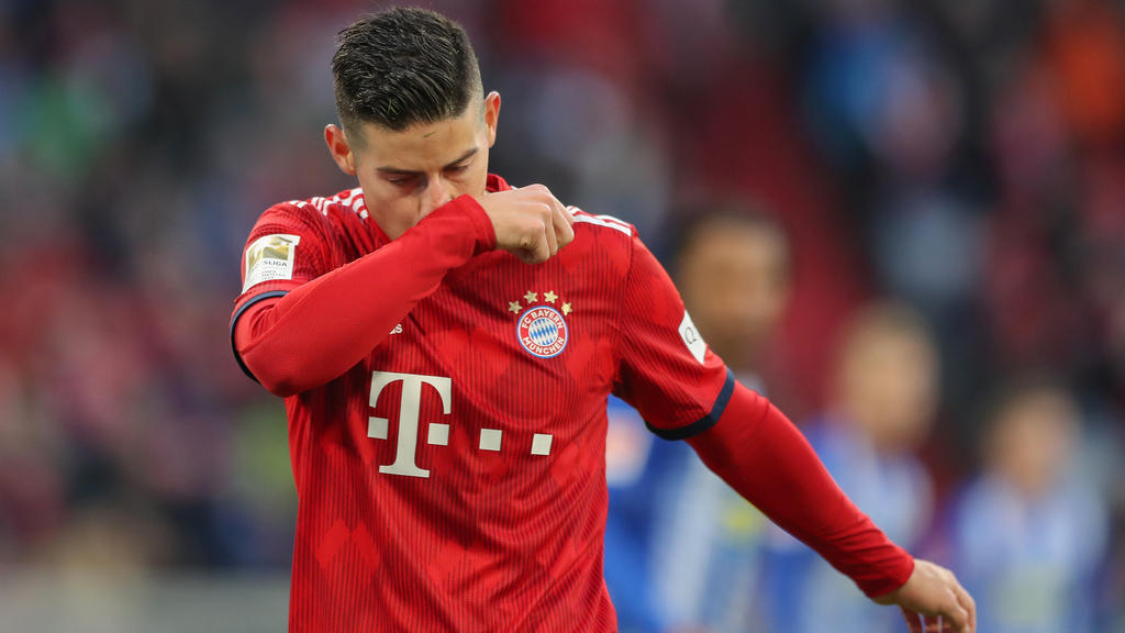 Die Zukunft von James Rodríguez beim FC Bayern ist weiter offen