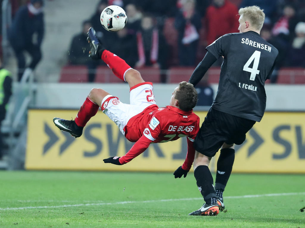 Zum Abschluss der Hinrunde trennen sich Mainz 05 und der 1. FC Köln 0:0-Unentschieden