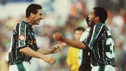 Claudio Pizarro und Ailton (r.) kickten gemeinsam für Werder Bremen