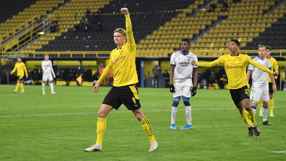 Erling Haaland überragte beim BVB auch gegen Brügge Erling Haaland überragte beim BVB auch gegen Brügge