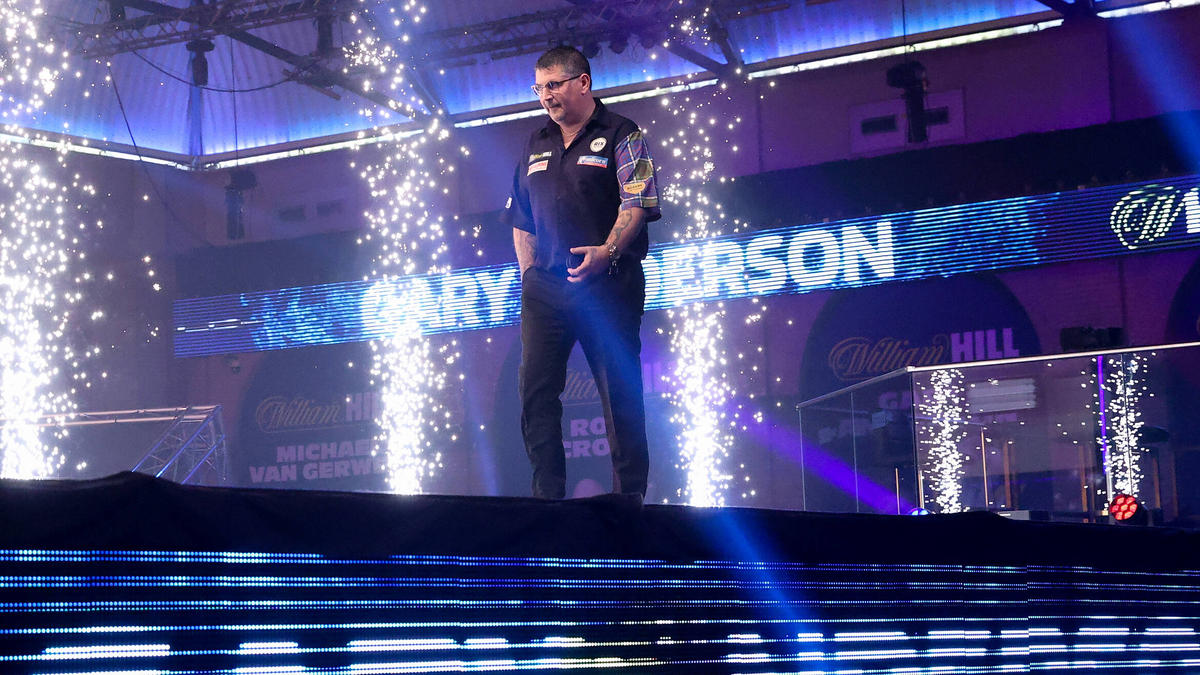 Gary Anderson steht im Finale der Darts-WM Gary Anderson steht im Finale der Darts-WM