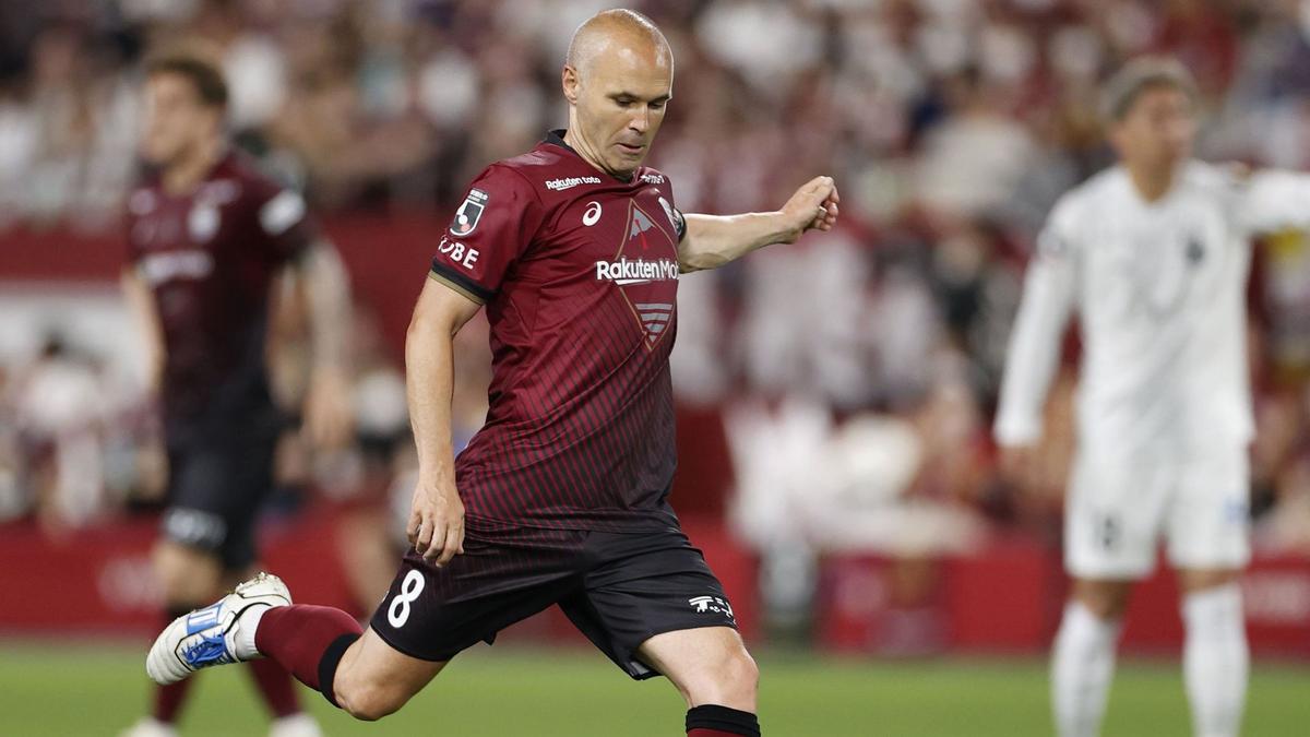 Spanien-Legende Andrés Iniesta war im Sommer 2018 zu Vissel Kobe gewechselt