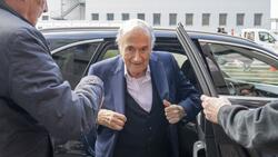 Joseph Blatter bei der Ankunft am Gericht