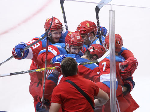 Russland feiert den Halbfinaleinzug
