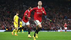 Cristiano Ronaldo trifft beim Sieg von Manchester United