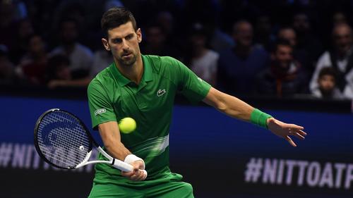 Novak Djokovic steht im Halbfinale der ATP Finals