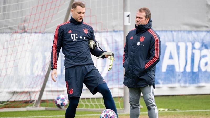 Die Wege von Manuel Neuer und Hansi Flick beim FC Bayern trennen sich wohl bald