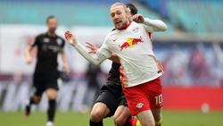 Steht bei RB Leipzig vor der Vertragsverlängerung: Emil Forsberg
