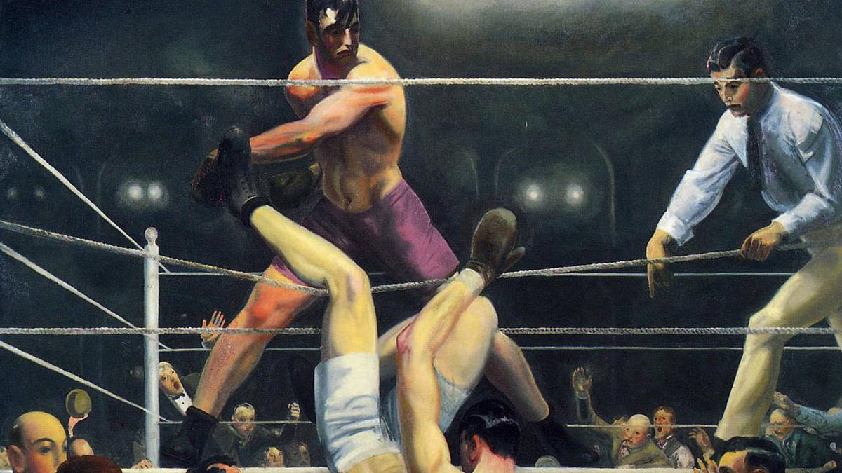 Der Weltmeister und der "Pampastier": Vor 100 Jahren haute Luis Angel Firpo Jack Dempsey aus dem Ring