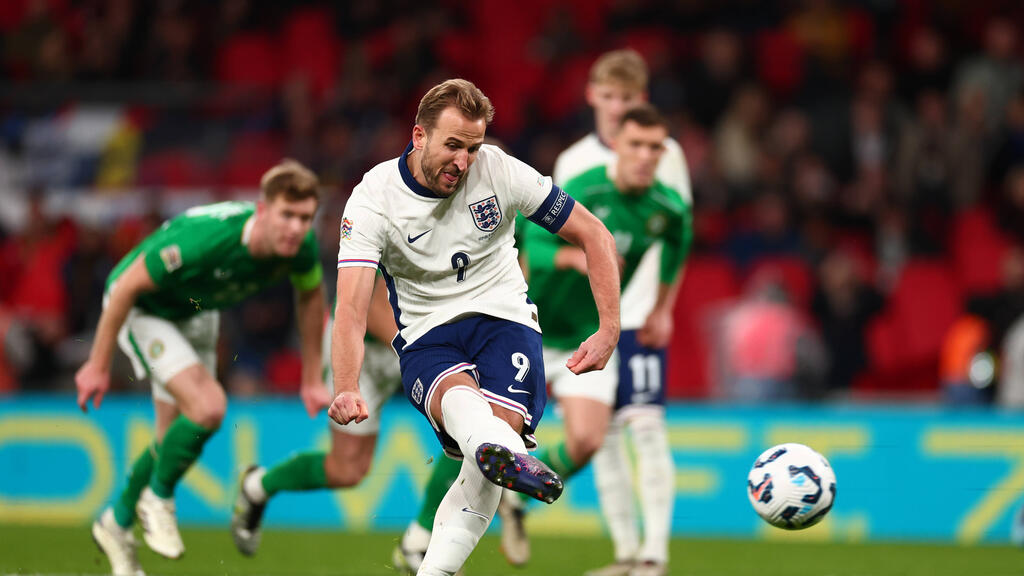 Bayern-Star Harry Kane behielt vom Punkt die Nerven Bayern-Star Harry Kane behielt vom Punkt die Nerven