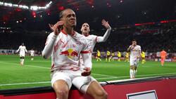 Xavi Simons wendete sich mit seinem Jubel offenbar an seine Kritiker.