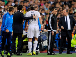 Real Madrids Gareth Bale musste gegen Shakhtar Donetsk verletzt ausgewechselt werden
