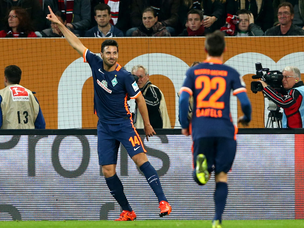 Claudio Pizarro erzielte bereits 90 Treffer für Werder Claudio Pizarro erzielte bereits 90 Treffer für Werder
