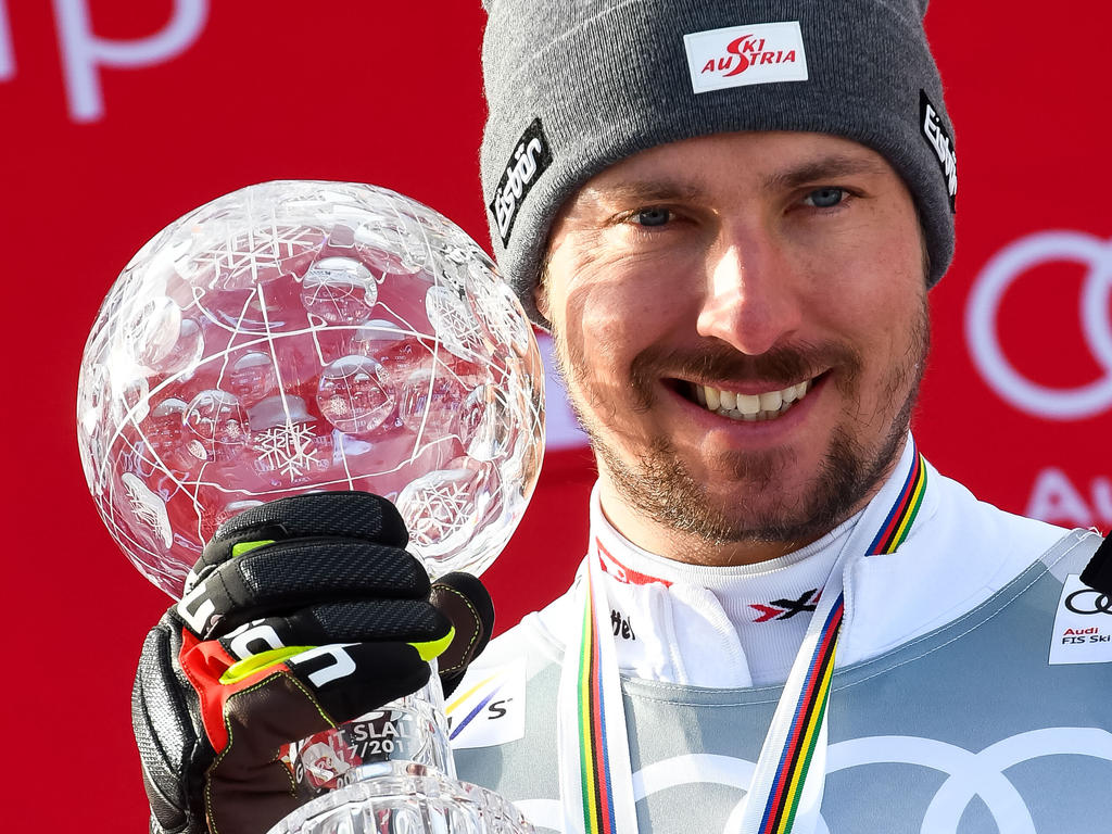 Marcel Hirscher ist der Sieger des Riesenslaloms in Are Marcel Hirscher ist der Sieger des Riesenslaloms in Are