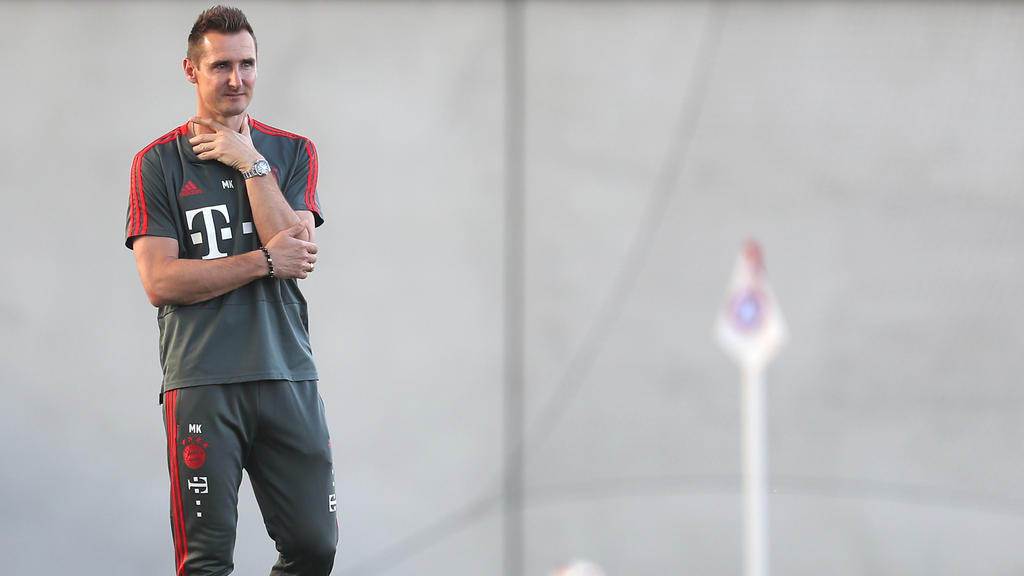 Miroslav Klose coacht seit einem Jahr die U17 des FC Bayern