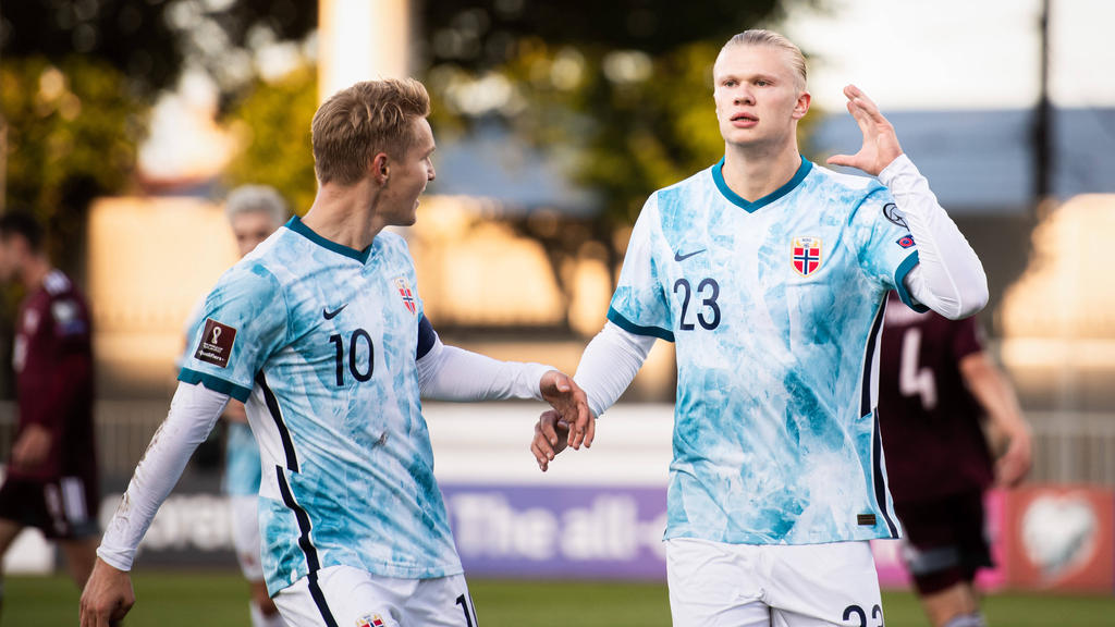 Haaland und Norwegen gewinnen mühelos gegen Lettland