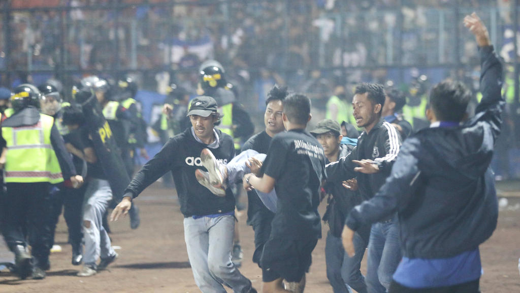 In Indonesien kam es nach einem Fußballspiel zu Ausschreitungen