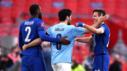 Gündogan (M.) und Rüdiger (l.) treffen im Finale der Champions League gegeneinander an
