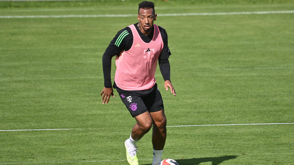 Jérôme Boateng trainiert beim FC Bayern