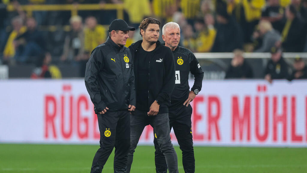 Armin Reutershahn (r.) war Edin Terzics Co-Trainer beim BVB