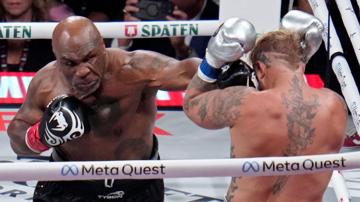 Bei seinem letzten Kampf hatte Tyson einen guten Start und schleppte sich dann nur noch durch den Ring (Archiv-Foto)