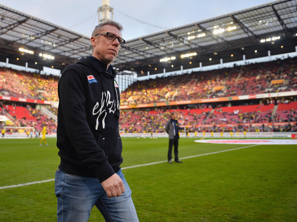 Köln-Coach Peter Stöger wünscht sich mehr Kommunikation mit den Schiedsrichtern Köln-Coach Peter Stöger wünscht sich mehr Kommunikation mit den Schiedsrichtern