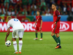 Cristiano hizo un partido más que modesto en su estreno en la Euro. (Foto: Getty)