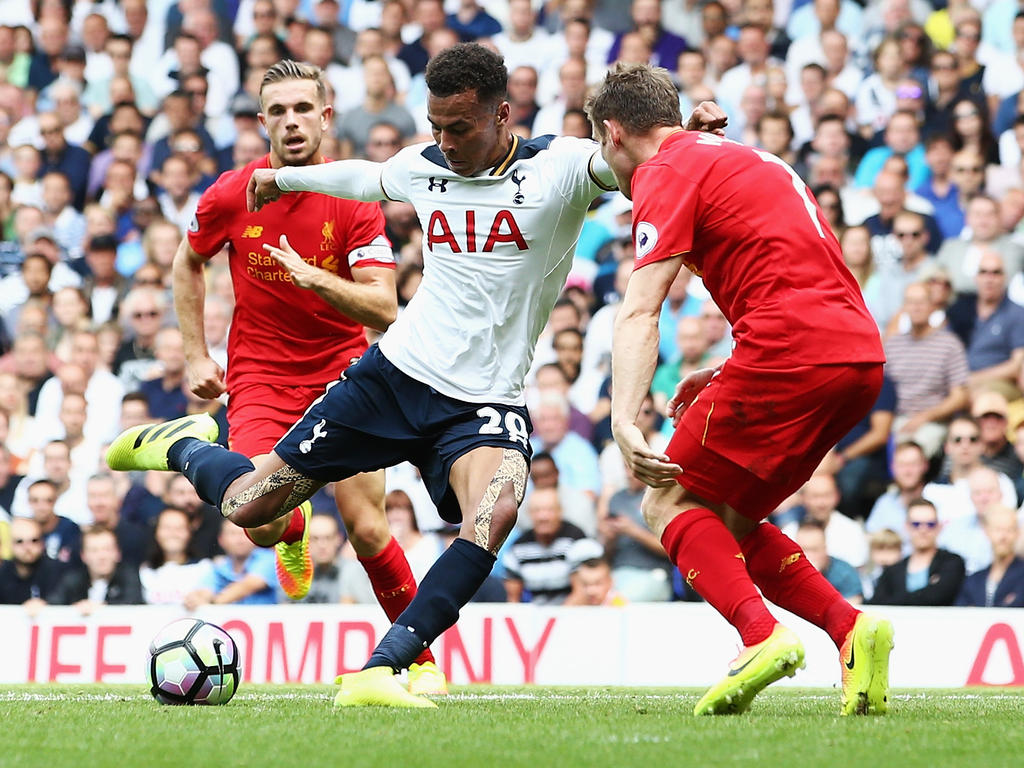 Dele Alli del Tottenham Hotspur en un duelo ante el Liverpool el 27 de agosto. (Foto: Getty)