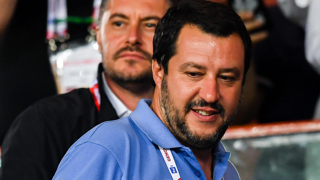 Italiens Innenminister Matteo Salvini kritisiert das Finale im Ausland