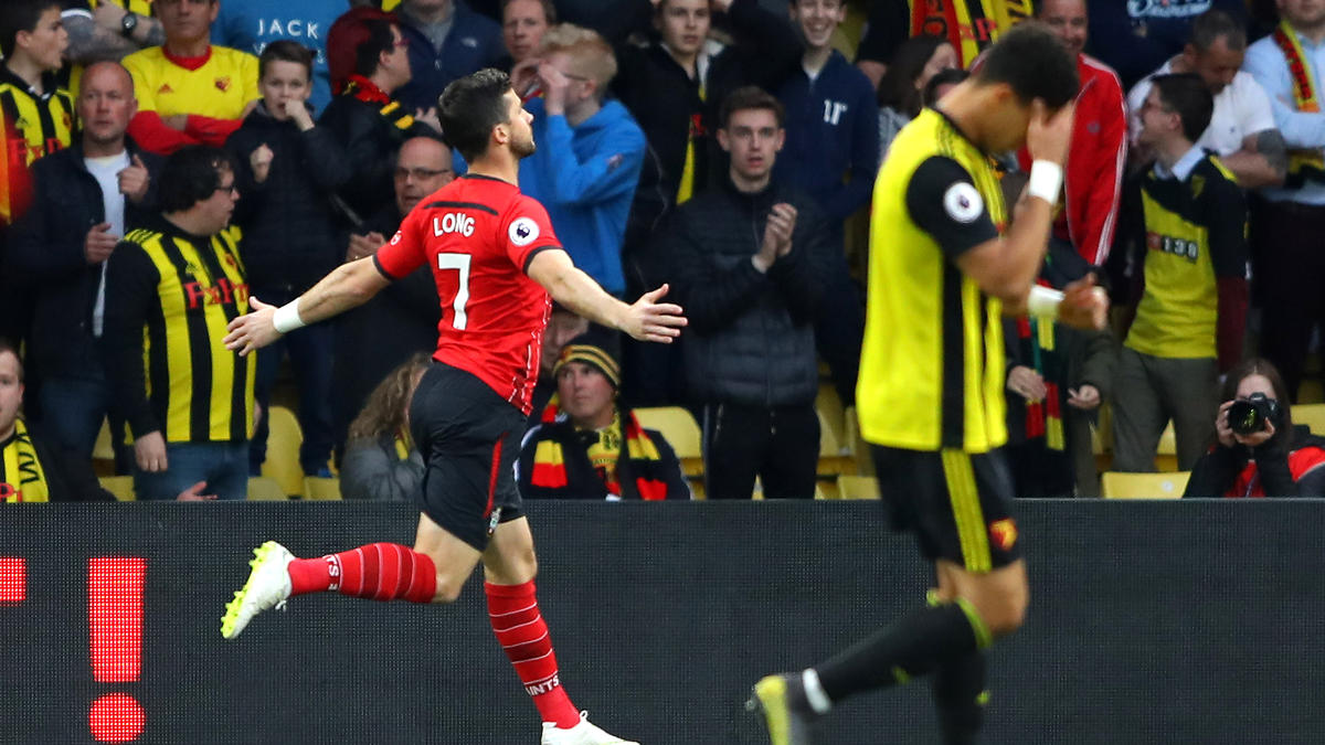 Traf nach 7,69 Sekunden: Shane Long Traf nach 7,69 Sekunden: Shane Long