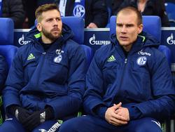 Guido Burgstaller (li.) und Holger Badstuber dürfen für den FC Schalke in der Europa League ran