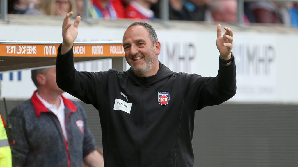 Frank Schmidt und der 1. FC Heidenheim wollen Eintracht Frankfurt ärgern Frank Schmidt und der 1. FC Heidenheim wollen Eintracht Frankfurt ärgern