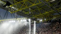 Der Kletterer hatte sich in der Dachkonstruktion des Stadions aufgehalten