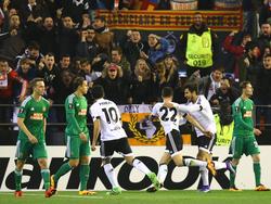Der FC Valencia zeigt Rapid Wien die Grenzen auf