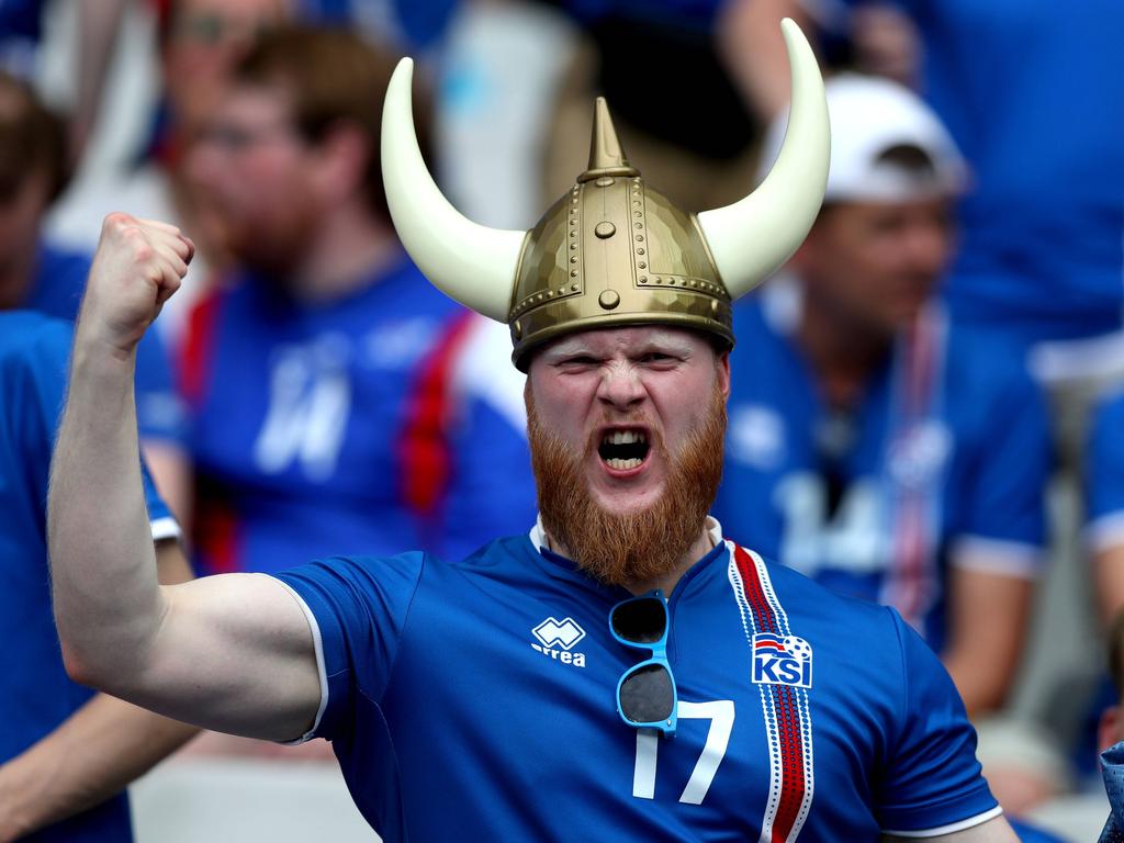 Nicht nur die isländischen Fans drehten völlig am Rad